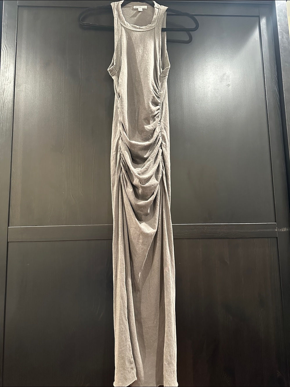 James Perse 1 Bodycon 
Ruched Tank Maxi Dress US Size 4-6